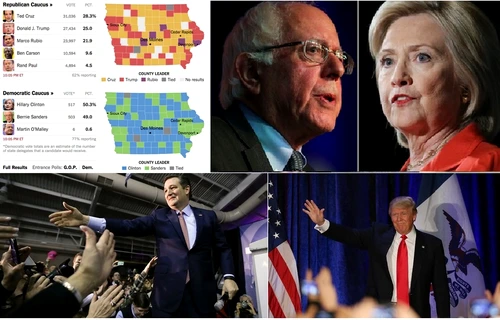 În timp ce lupta dintre Hillary Clinton și Bernie Sanders a fost foarte strânsă, Ted Cruz l-a surclasat pe guralivul Donald TrumpSursa foto: Twitter
