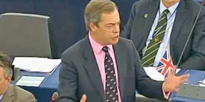 Nigel Farage, eurosceptic britanic: „Trebuie să fiţi concediaţi!“