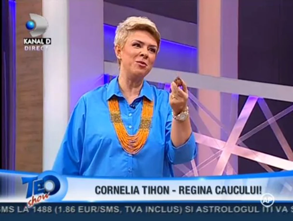 Teo a surprins-o pe Cornelia când i-a arătat ocarina ei, primită în dar de la solistul Zdob şi Zdub (captură: Kanal D)