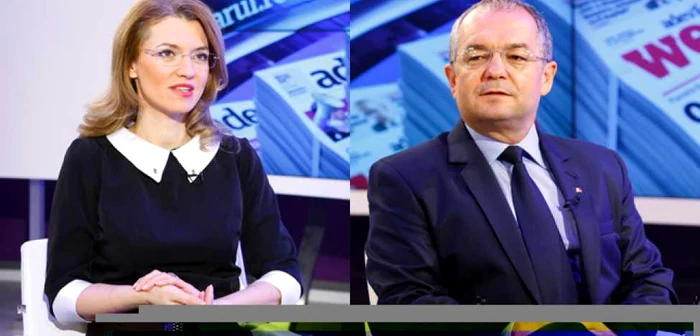 Alina Gorghiu şi Emil Boc. FOTO David Muntean