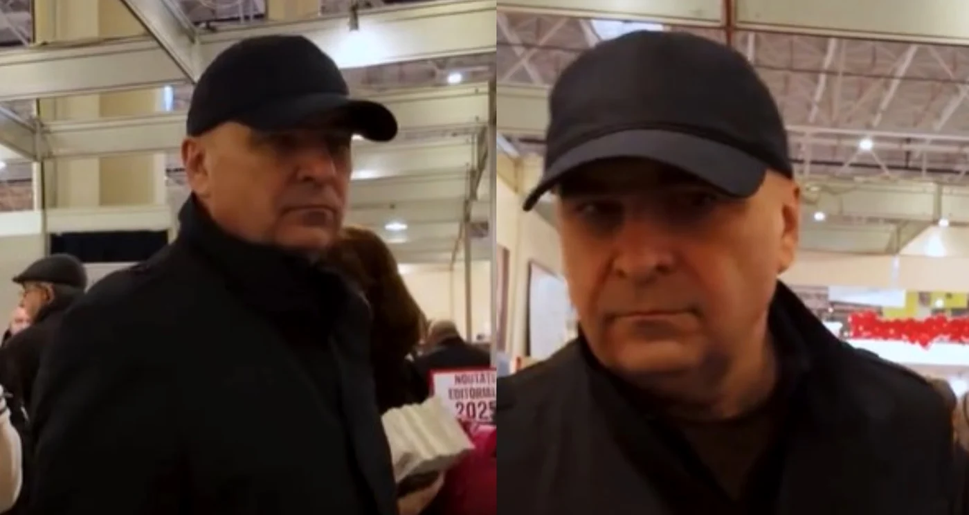 Ilie Bolojan, prins la Târgul de Carte / foto: colaj captură video