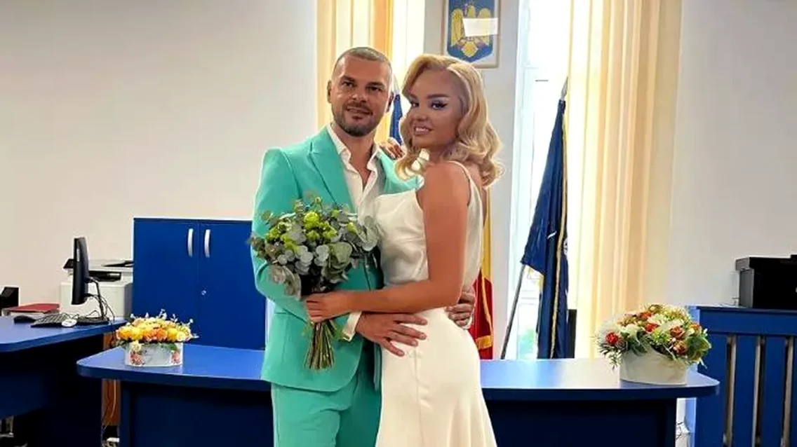 Maria Constantin și Robert Stoica au în această seară petrecerea după nuntă. Sursă: Instagram