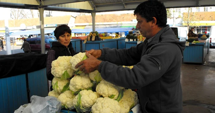 Marian Roşca a cumpărat 5 kilograme de conopidă