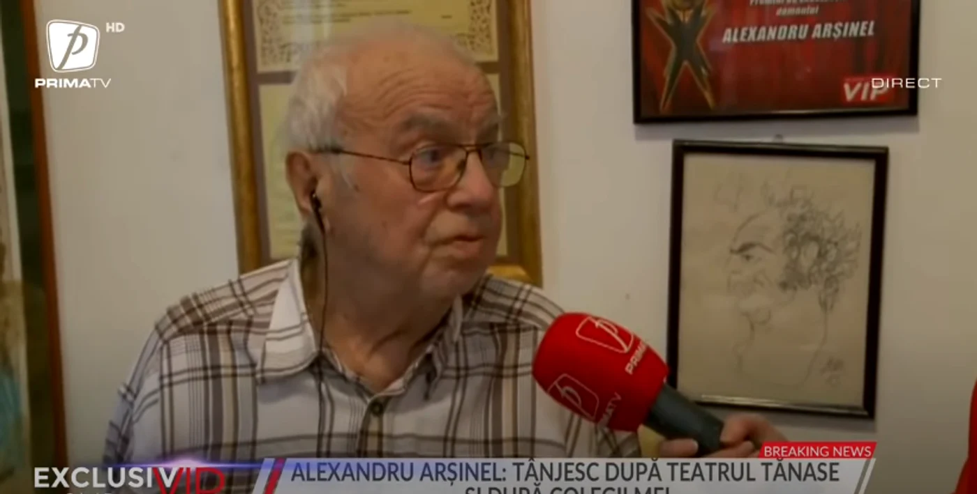 Alexandru Arşinel este acum acasă şi se simte mai bine captură Prima TV