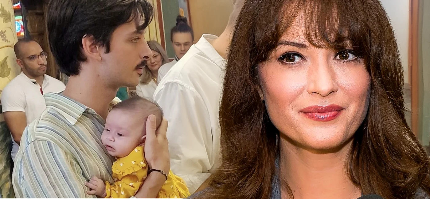 Anca Ţurcaşiu, o bunică foarte frumoasă şi emoţionată. Foto Click!