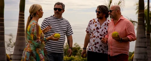 Sorin Bontea, Florin Dumitrescu și Cătălin Scărlătescu pornesc „Pe drumul gustului”, din 19 aprilie, pe VOYO foto: Pro TV