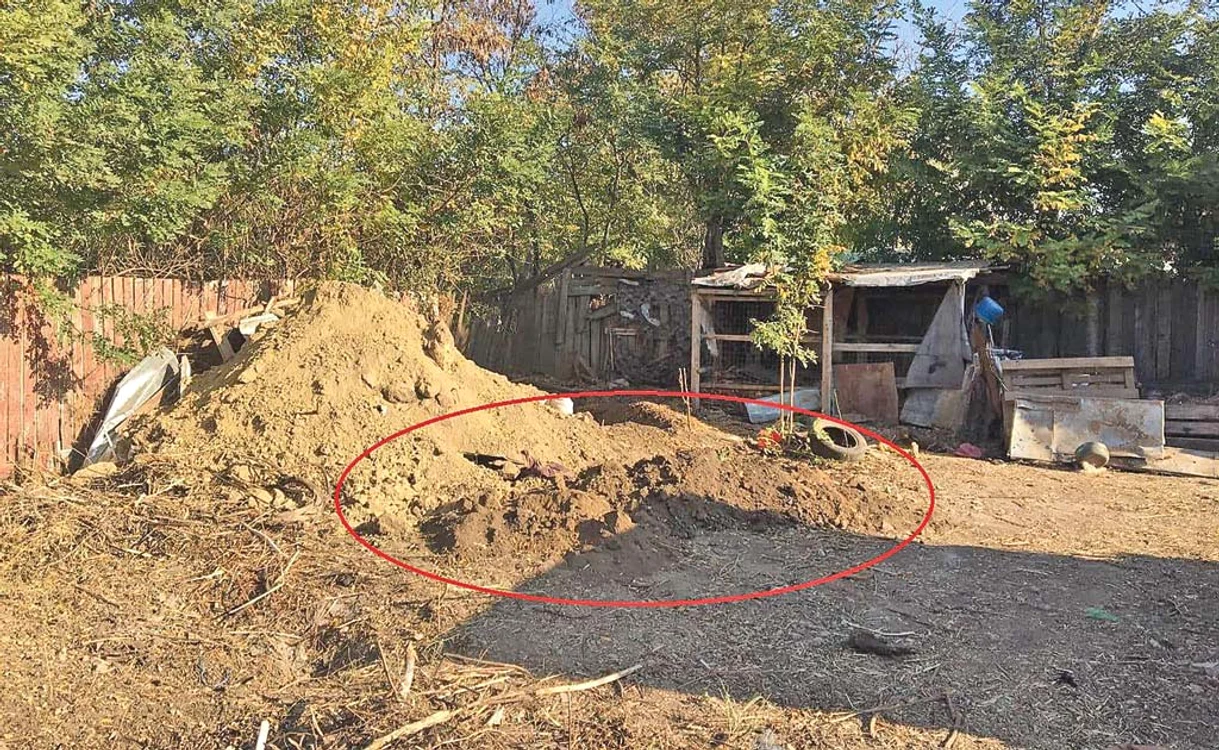 
    Corpul tranșat al fostului poliţist local a fost descoperit în curtea caseiFoto: Obiecti Vocea Brailei  