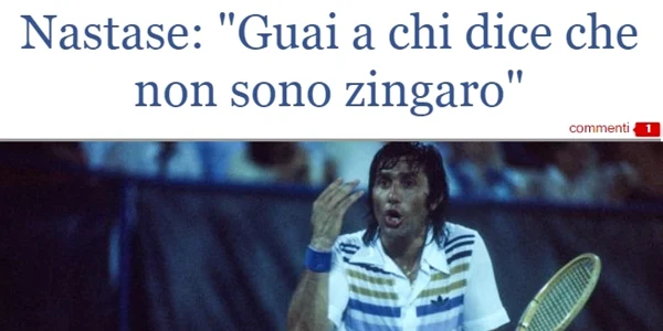 Ilie Nastase Il Giornale