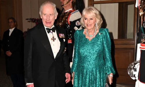 Regele Charles și Regina Camilla în timpul dineului de stat din Italia, Profimedia (5) jpg