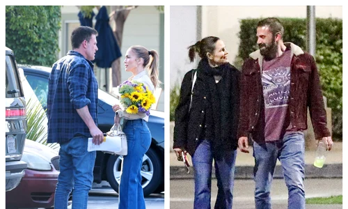 Ben Affleck cu Jennifer Garner și Jennifer Lopez jpg