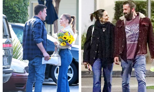Ben Affleck cu Jennifer Garner și Jennifer Lopez jpg
