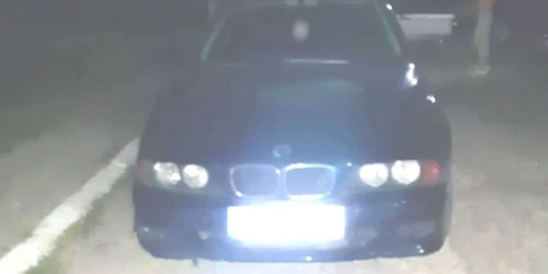 Maşina condusă de şoferiţa cu permisul suspendat pentru băutură FOTO Poliţia de Frontieră