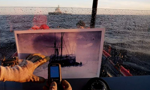 Oamenii de ştiinţă confirmă datele despre descoperirea navei cu aburi Vaygah, în Arctica  Nava s a scufundat în Marea Kara în 1918 jpeg