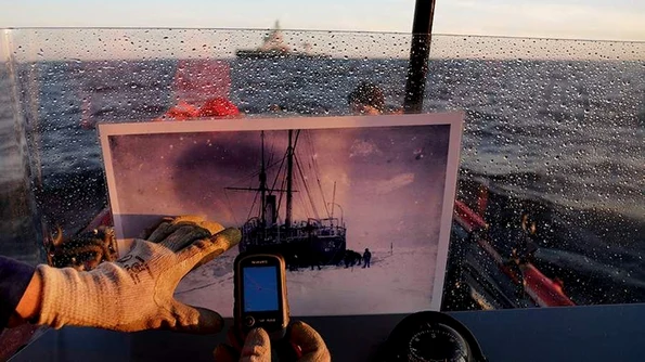 Oamenii de ştiinţă confirmă datele despre descoperirea navei cu aburi Vaygah, în Arctica Nava s a scufundat în Marea Kara în 1918 jpeg