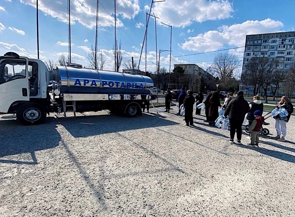 Bălți a rămas fără apă pe 11 martie. FOTO: Facebook.com/ Centrul Național de Management al Crizelor