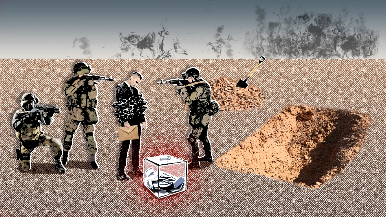 Referendumurile din Donbas se vor organiza sub amenințarea armelor. FOTO: Eu vs Disinfo