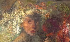 Lucrarea „Bacanală”, realizată de Doina Botez în 2000 (© Muzeul Municipiului București)