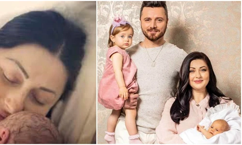 Gabriela Cristea şi Tavi Clonda au ales naşii pentru Iris, mezina familiei jpeg