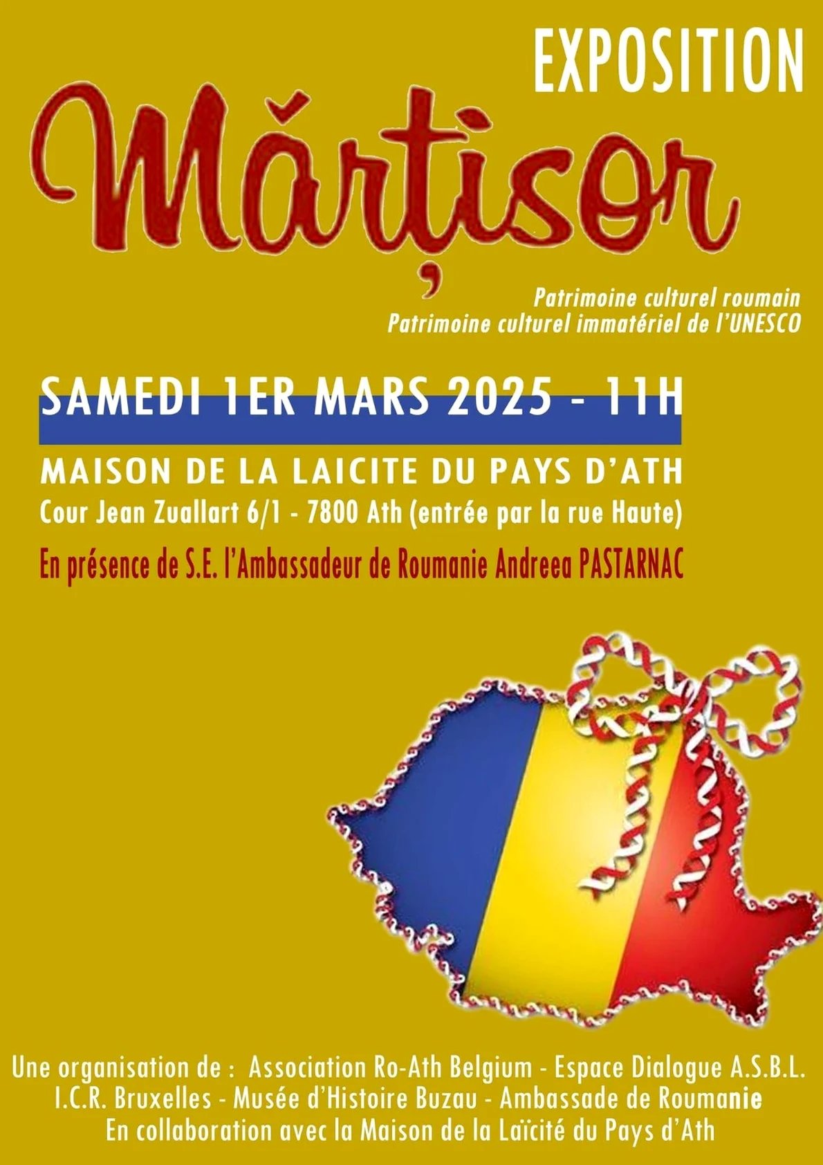 Expoziție dedicată semnificației tradițiilor de mărțișor, în Belgia