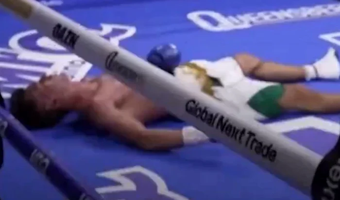 Lee Reeves a ajuns de urgență la spital  Foto/Captură video DAZN