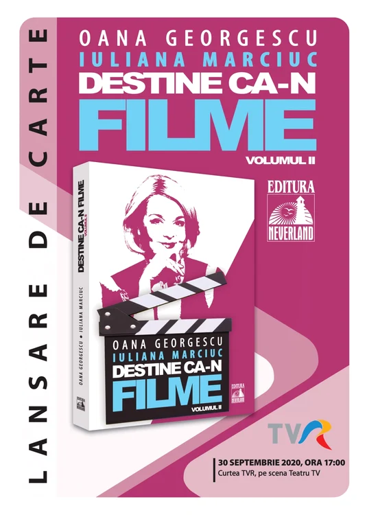 
    Din toamna lui 2013, Iuliana prezintă emisiunea "Destine ca-n filme"foto: TVR 2  
