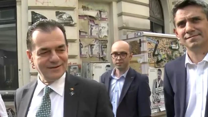 Ludovic Orban a fost în Centrul Vechifoto: captură video Dig 24