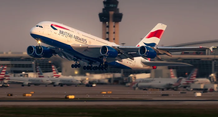 Aeronavă British Airways FOTO FB British Airways / @adeetography on Instagram