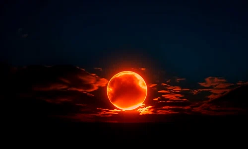glowing sunset sky natural phenomenon beauty generated by ai jpg