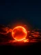 glowing sunset sky natural phenomenon beauty generated by ai jpg