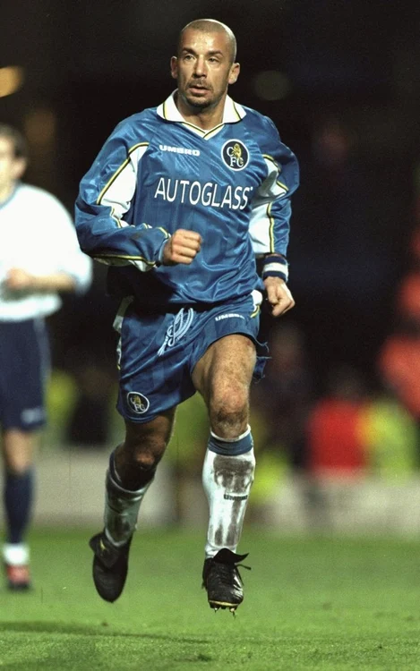 Gianluca Vialli, în 1998, când juca la Chelsea