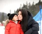 Diana Bart, în vacanță la schi împreună cu fetițele ei, Maira și Amina foto: Instagram 