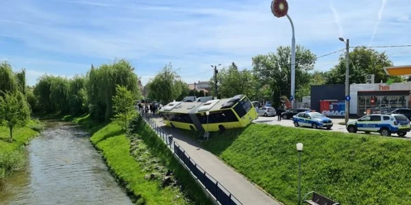 sibiu accident autobus. foto ora de sibiu
