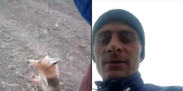 Braconierul din Bălceşti - Vâlcea Bebe Coarnă şi prada lui Foto captură video 1