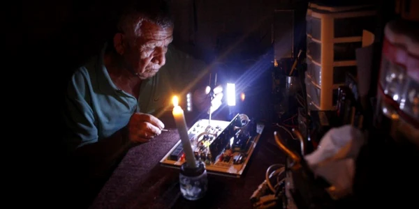 Venezuela în beznă FOTO EPA-EFE