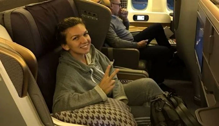 Simona Halep merge la business class