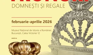 AFIȘ expoziția Tronuri domnești și regale MNIR jpg