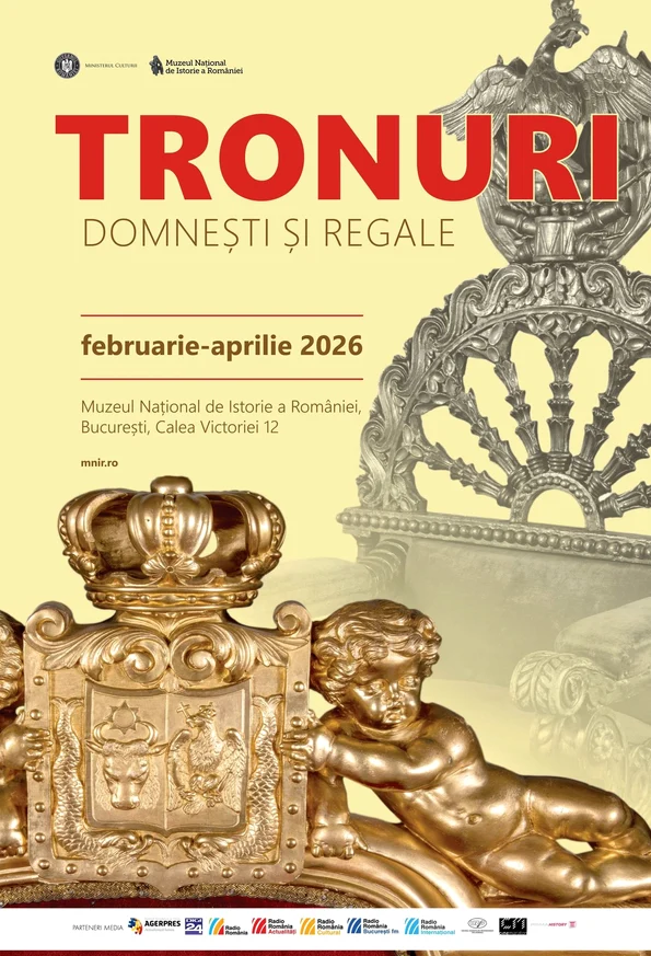 AFIȘ expoziția Tronuri domnești și regale MNIR jpg