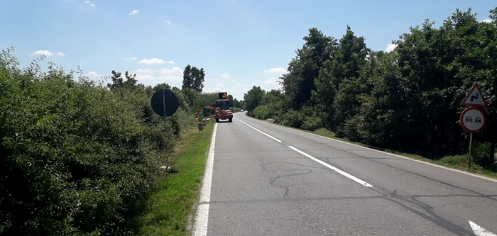 Lucrăile de pe DN 68 Holdea-Margina