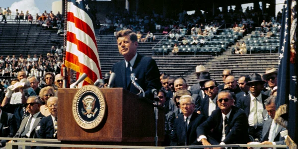 kennedy speech 5 speaking at rice 1962 jpg