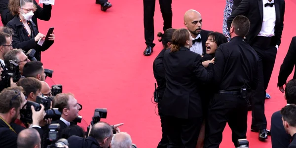 Protest la Festivalul de film de la Cannes FOTO Getty Images