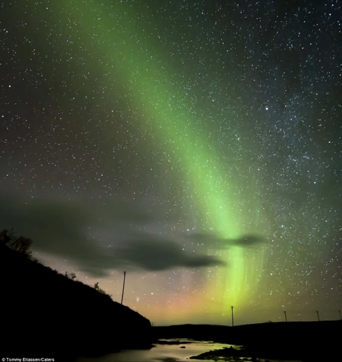 Galaxia şi Aurora boreală