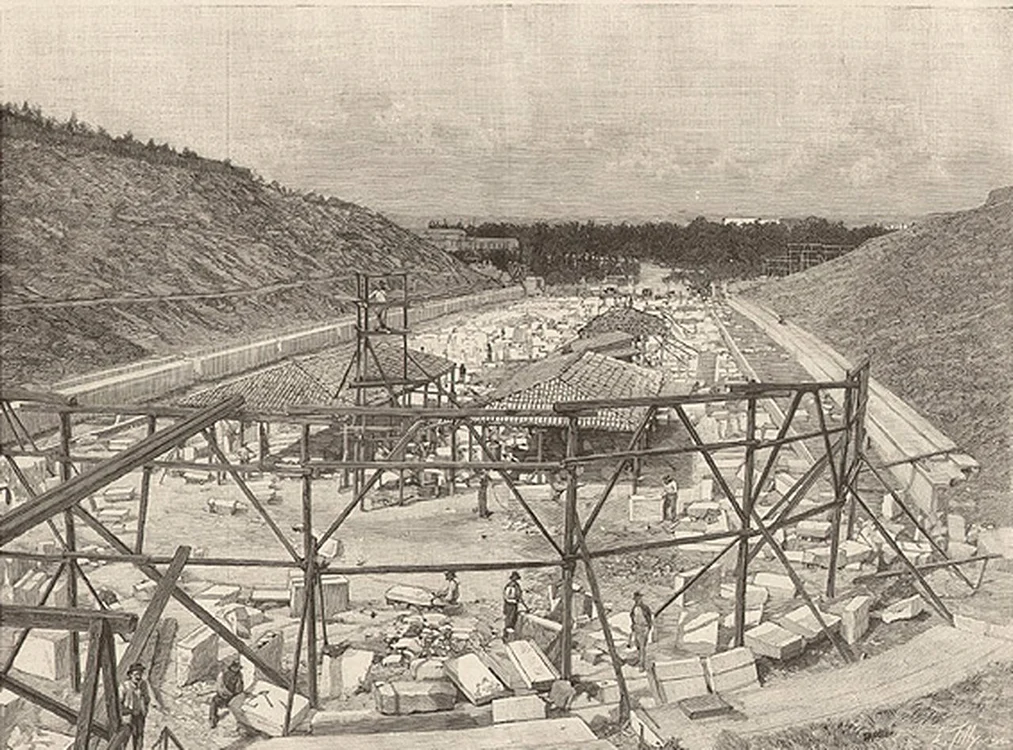 Reconstrucția stadionului Panathenaic din Atena (© Wikimedia Commons)