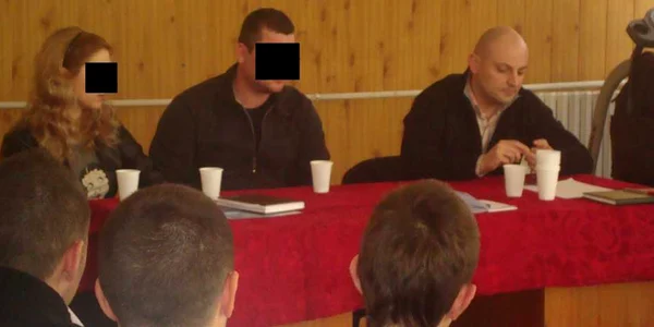 Cei doi consumatori le-au explicat elevilor despre pericolul drogurilor