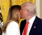 Melania Trump și Donald Trump la Ziua Mamei. FOTO: Profimedia