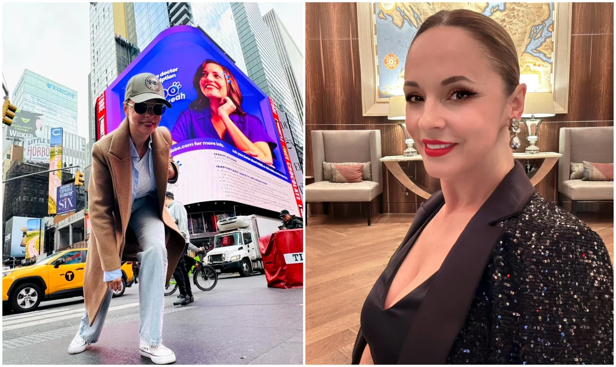 Andreea Marin la New York, in America, fix in perioada alegerilor Instagram jpg