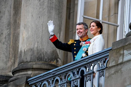 Regina Mary si Regele Frederik 