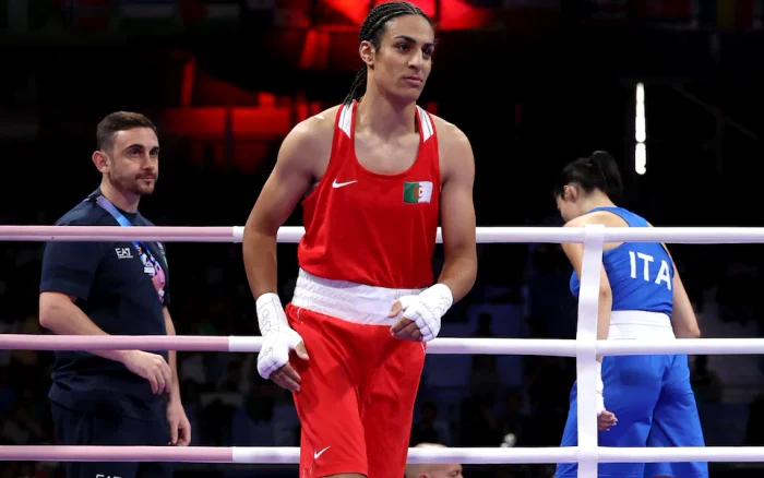 Imane Khelif, victorie facilă în fața italiencei. Foto Getty images 