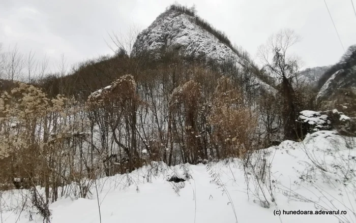 cetatea dacica banita iarna foto daniel guta adevarul