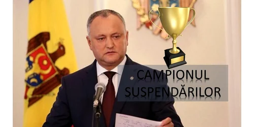 igor dodon campionul suspendarilor