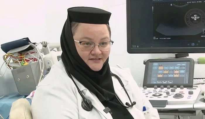 Măicuța este medic cardiolog. Foto: Arhivă personală